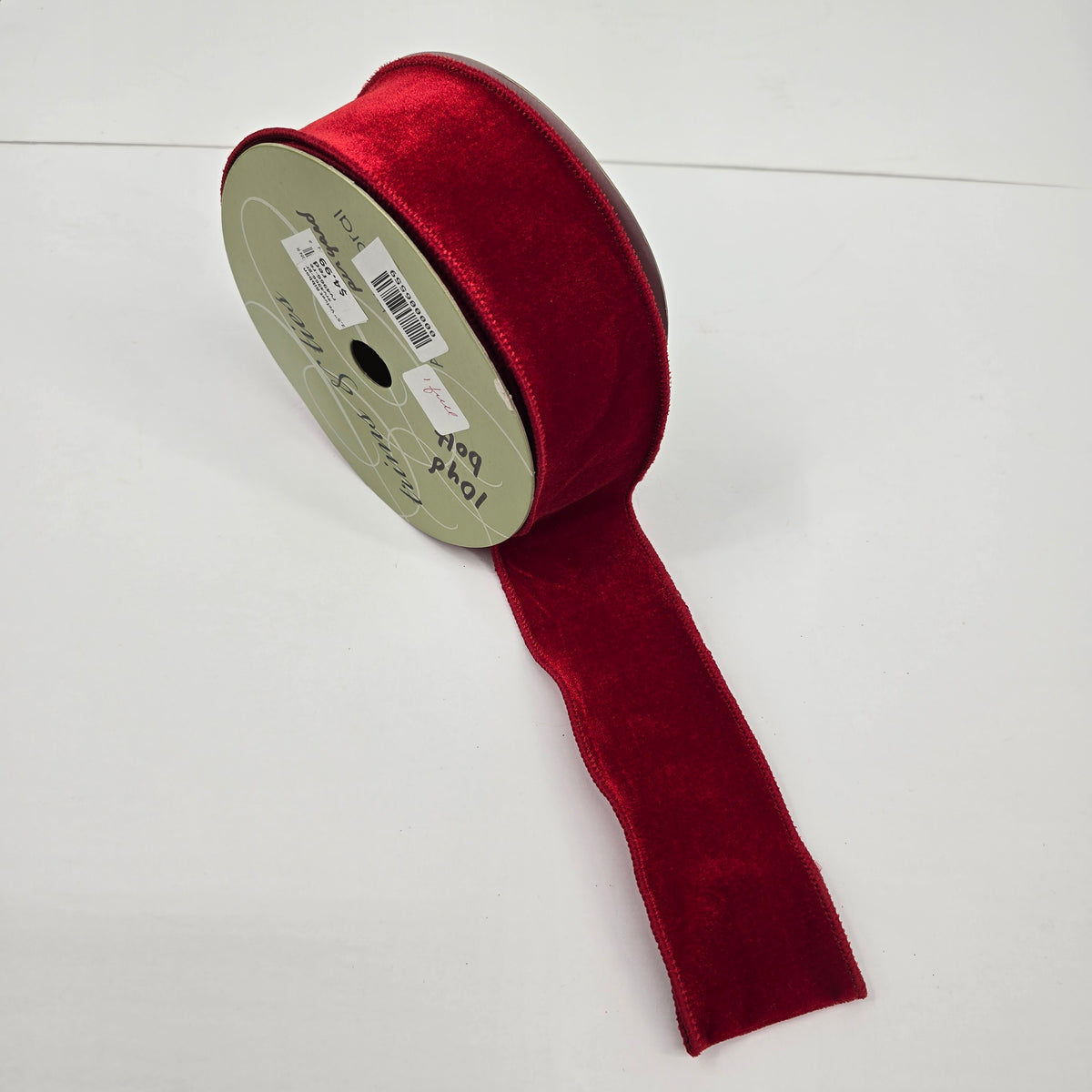 2.5&quot; Red Velvet ribbon--#rv4966