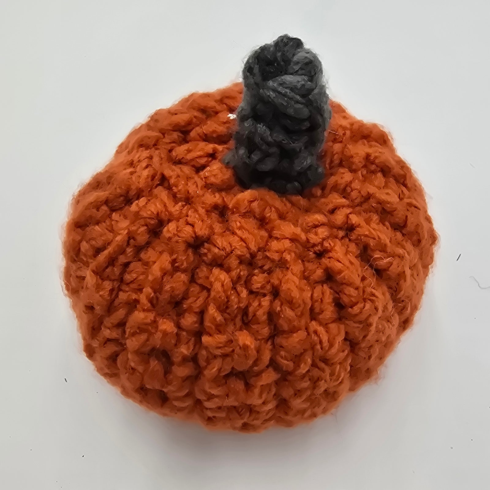Sm Handmade Pumpkin/Orange #29--Crochet