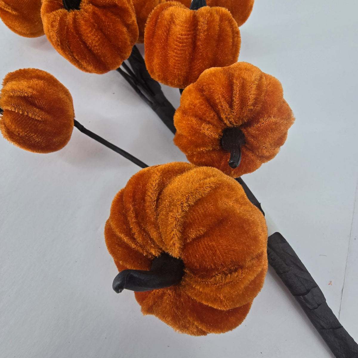 30&quot; Velvet Pumpkin Spray--#afs118