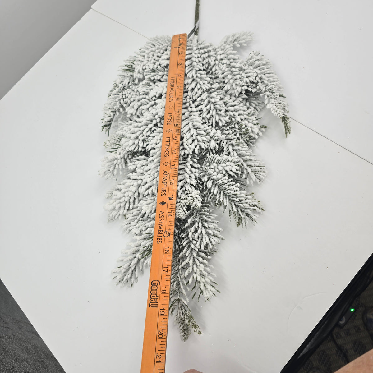 32&quot; Snowy Pine Spray--#ys1546