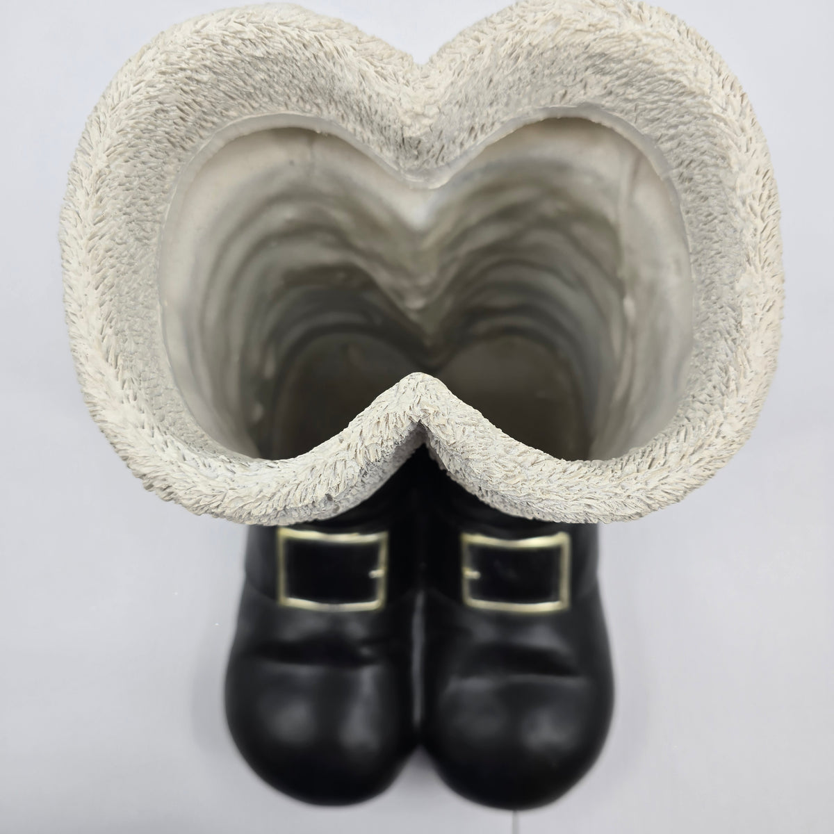 11&quot; Black Santa Boots-#xac702