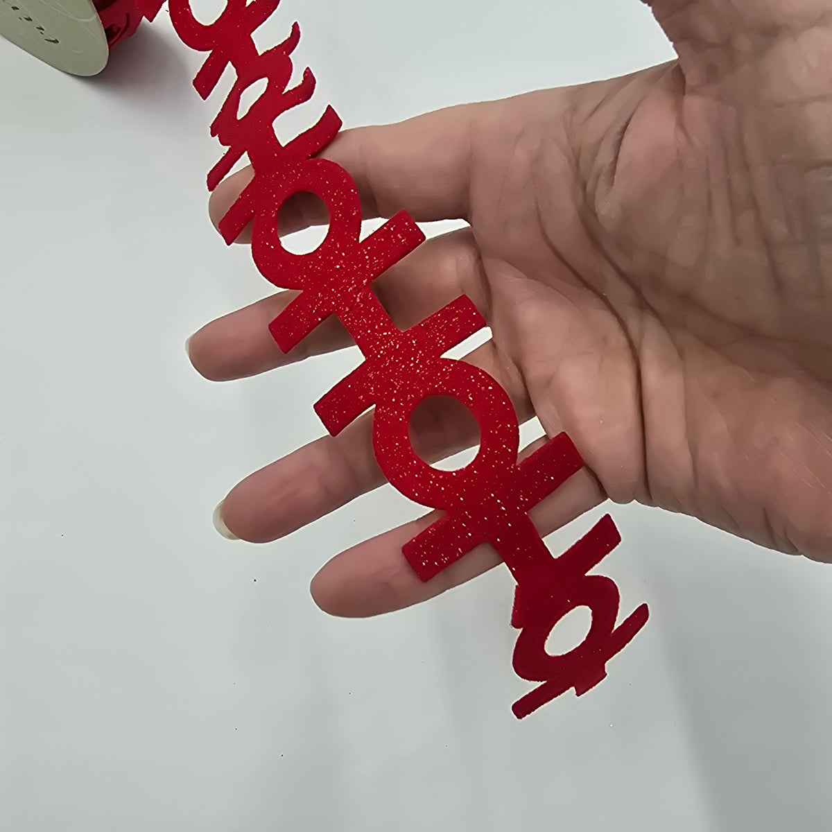 1.5&quot; Ho Ho Ho Ribbon--#rw0030-re