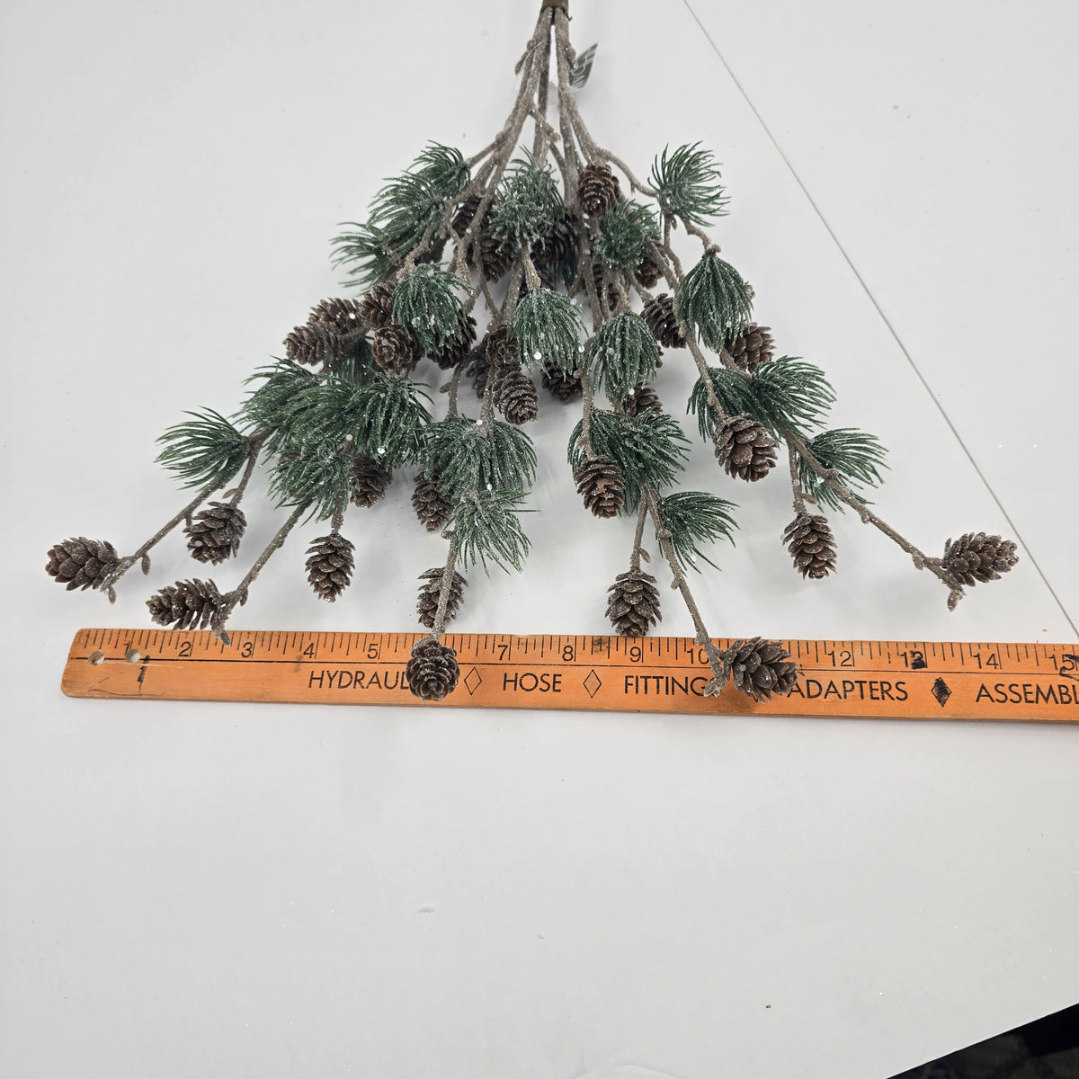 17&quot; Icy Glitter Pine Bush--#xds317