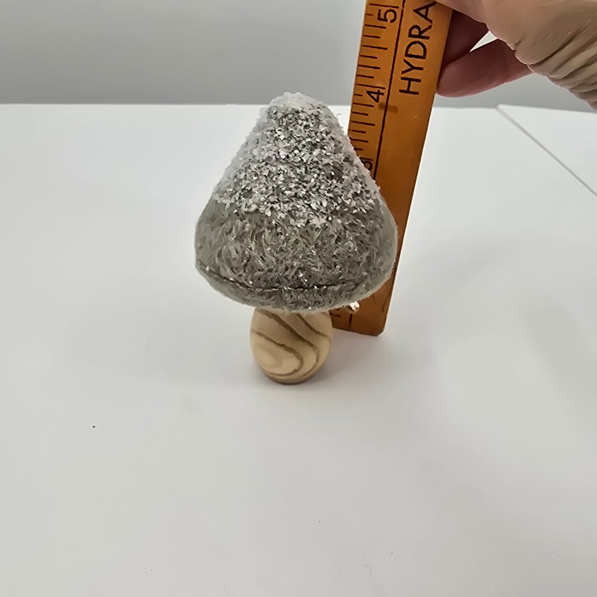 Wood/Felt Mushrooms--#xau433