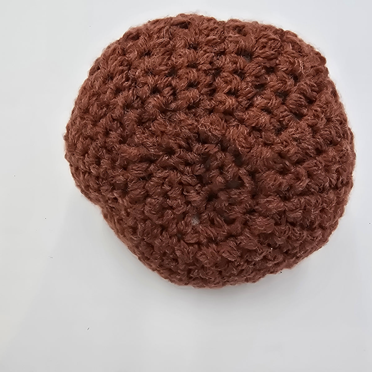 Med Handmade Pumpkin/Rust #11--Crochet
