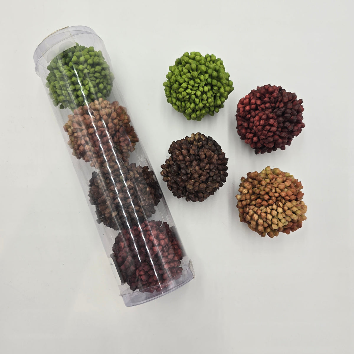 Set 4 sedum balls--aa1900