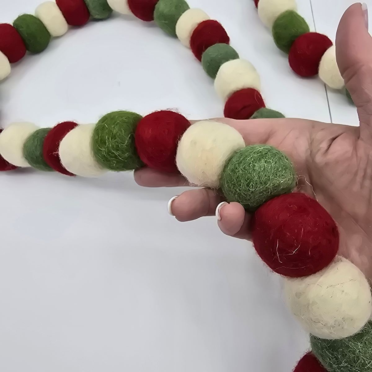 6ft Pom Pom Garland--#xag258