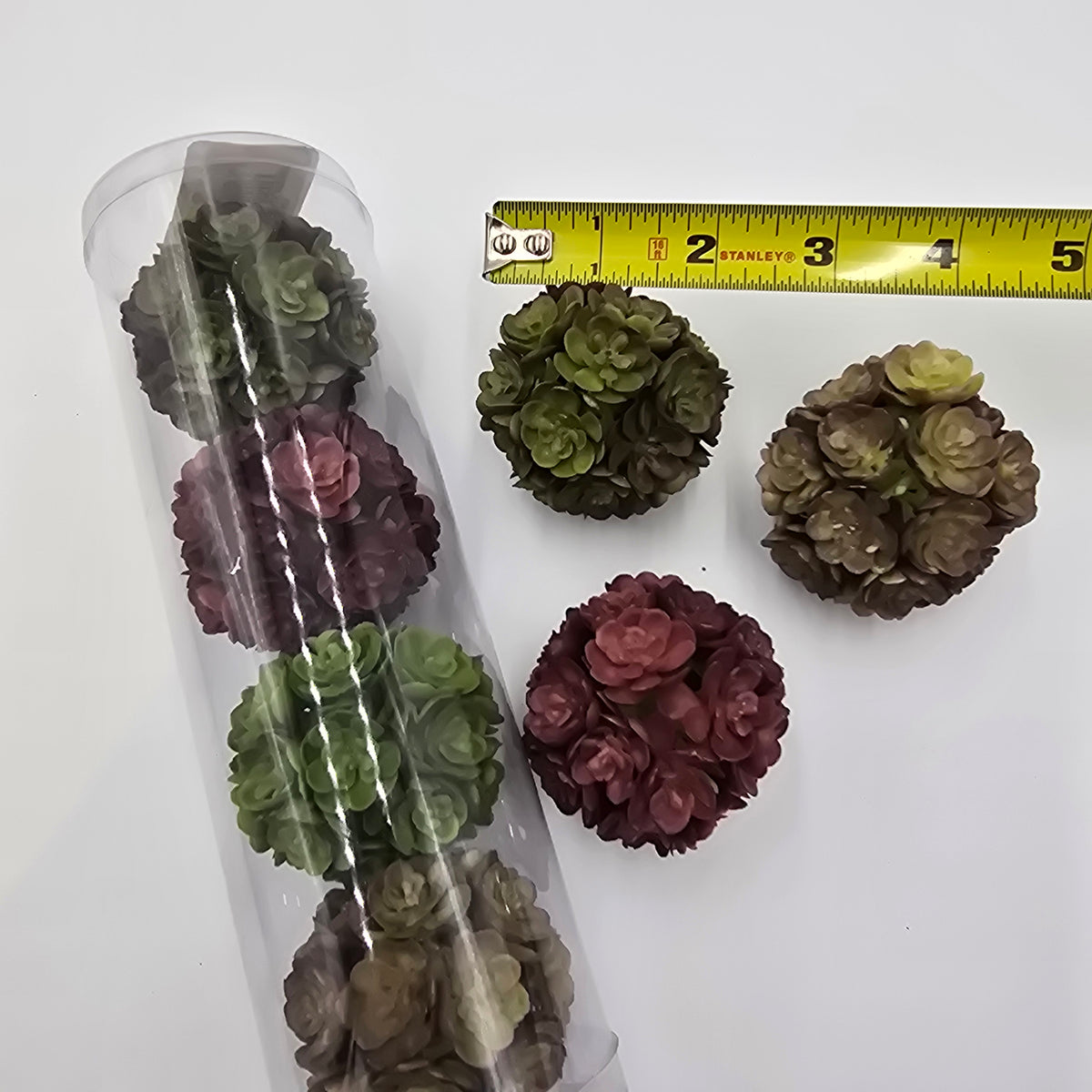 Set 4 sedum balls-aa1897