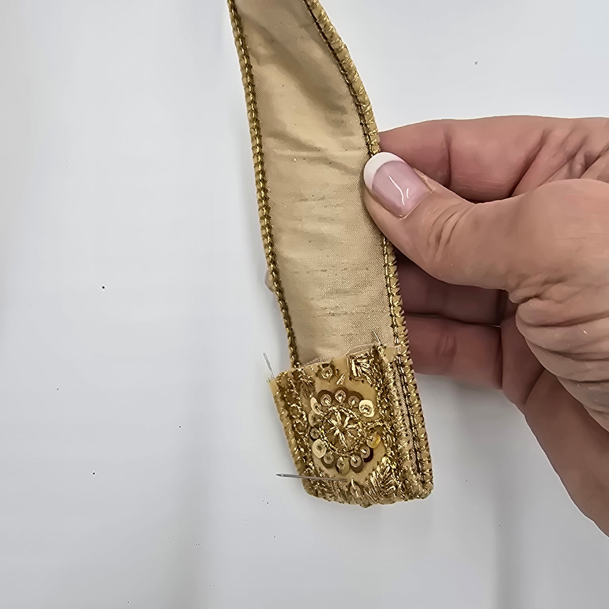 1.5&quot; Jewel Trim Velvet Ribbon--#rv2734