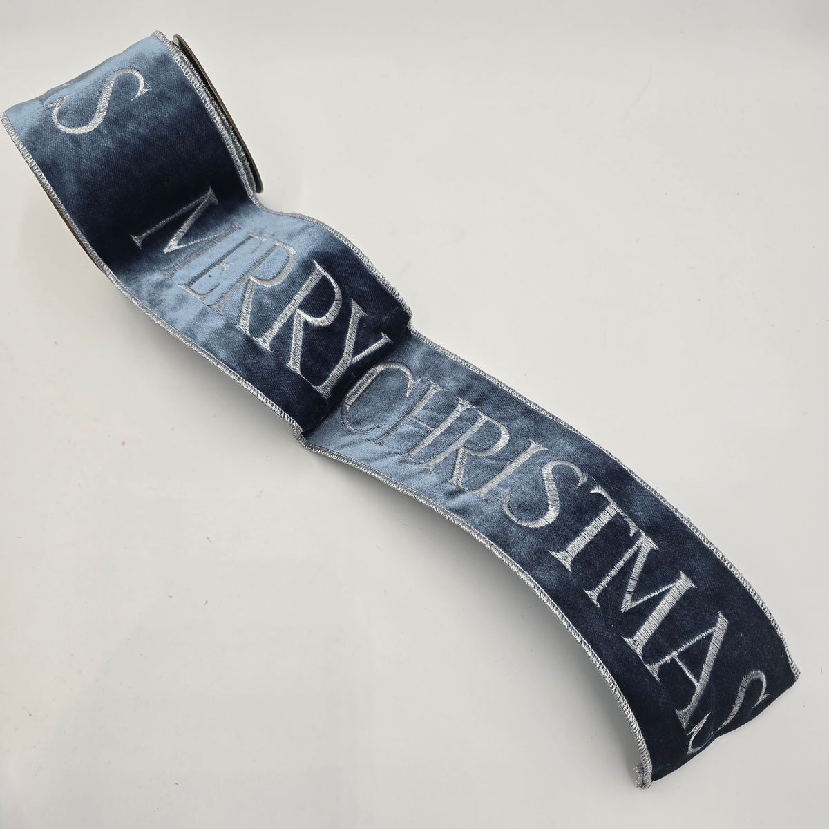 4&quot; Merry Christmas Velvet Ribbon--#rv3324