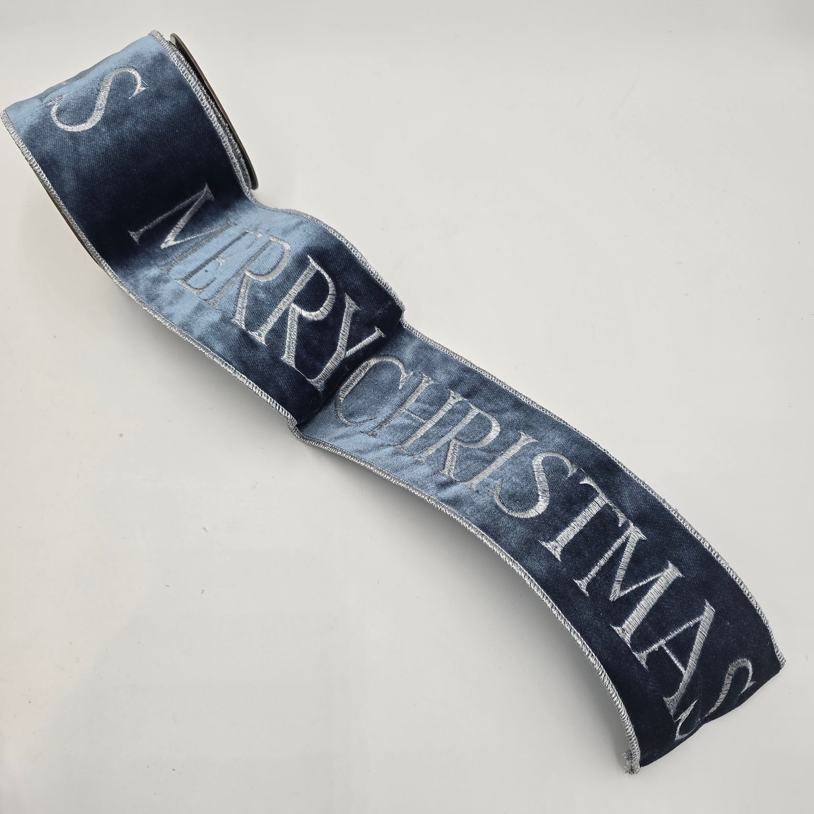 4" Merry Christmas Velvet Ribbon--#rv3324