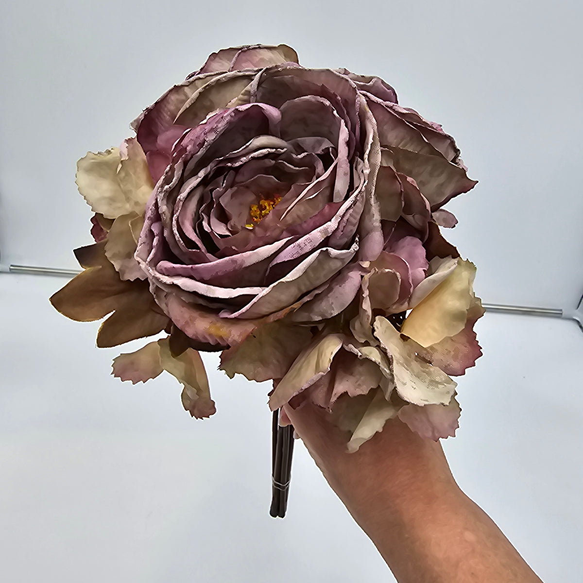 Rose/Hyd Bouquet-11&quot; #fbq002