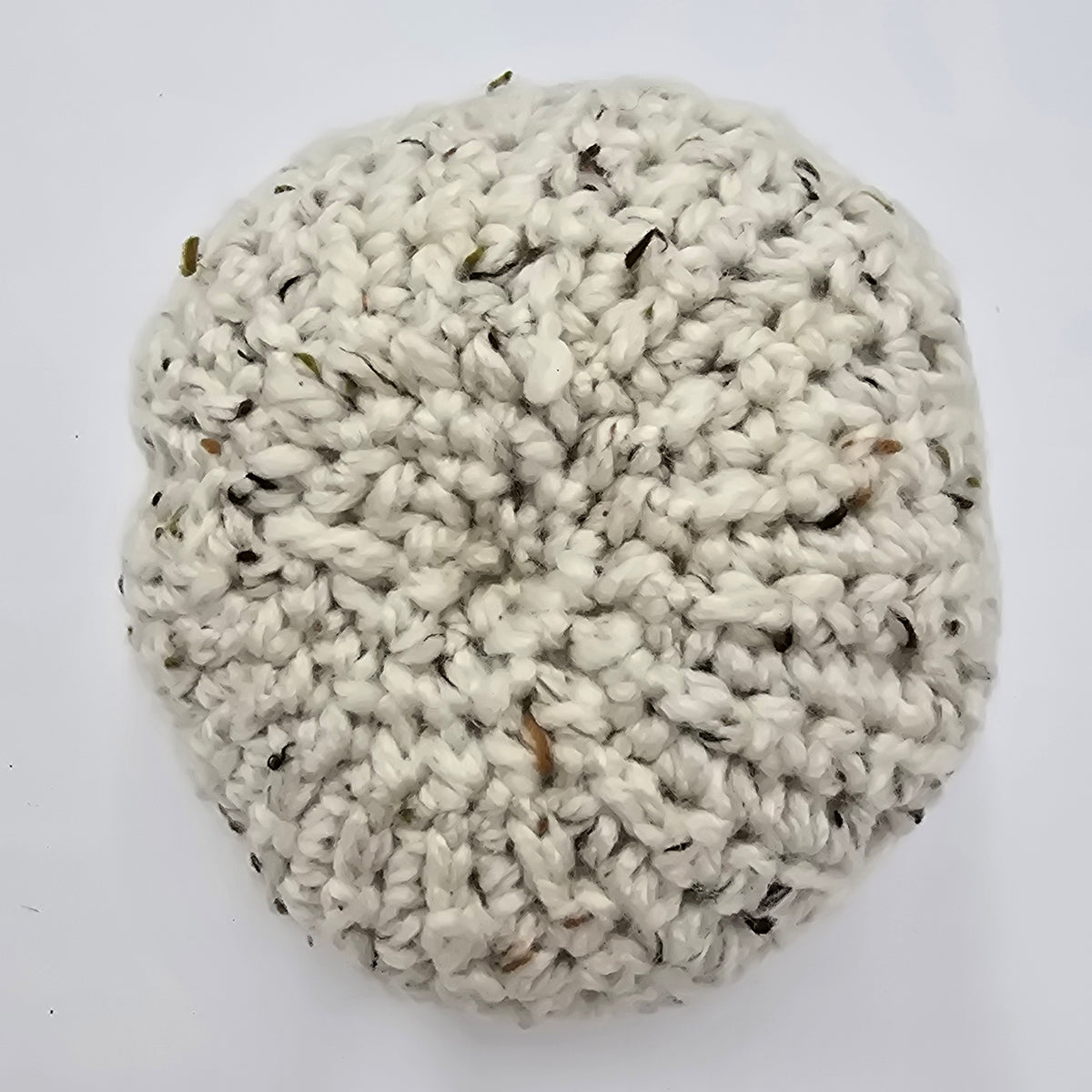 Med Handmade Pumpkin/Oatmeal #10--Crochet