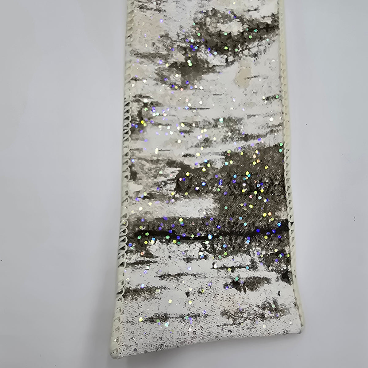 2.5&quot; Birch Print Ribbon/Sparkle--#238460