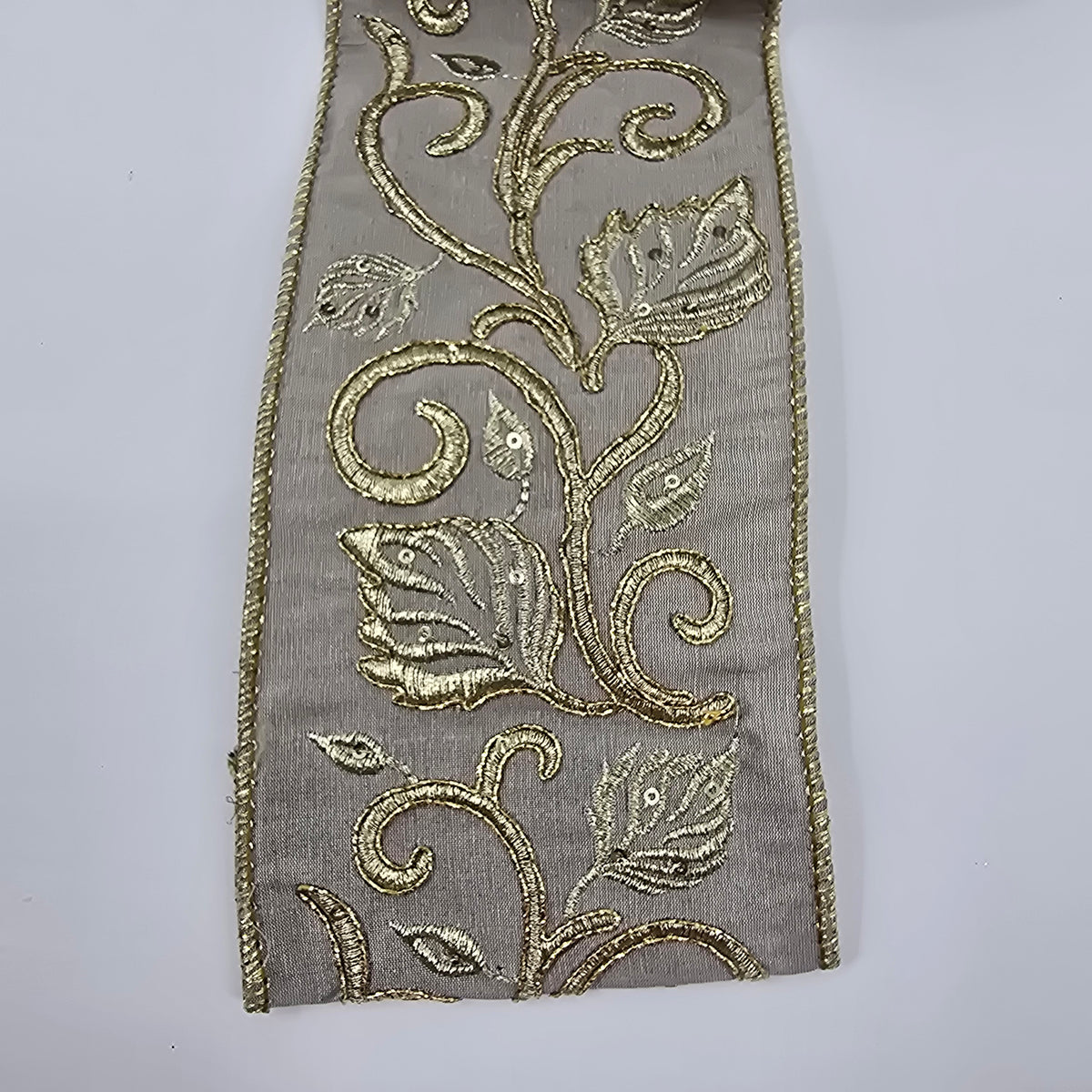 4&quot; Leaf embroidery ribbon--#rw2445