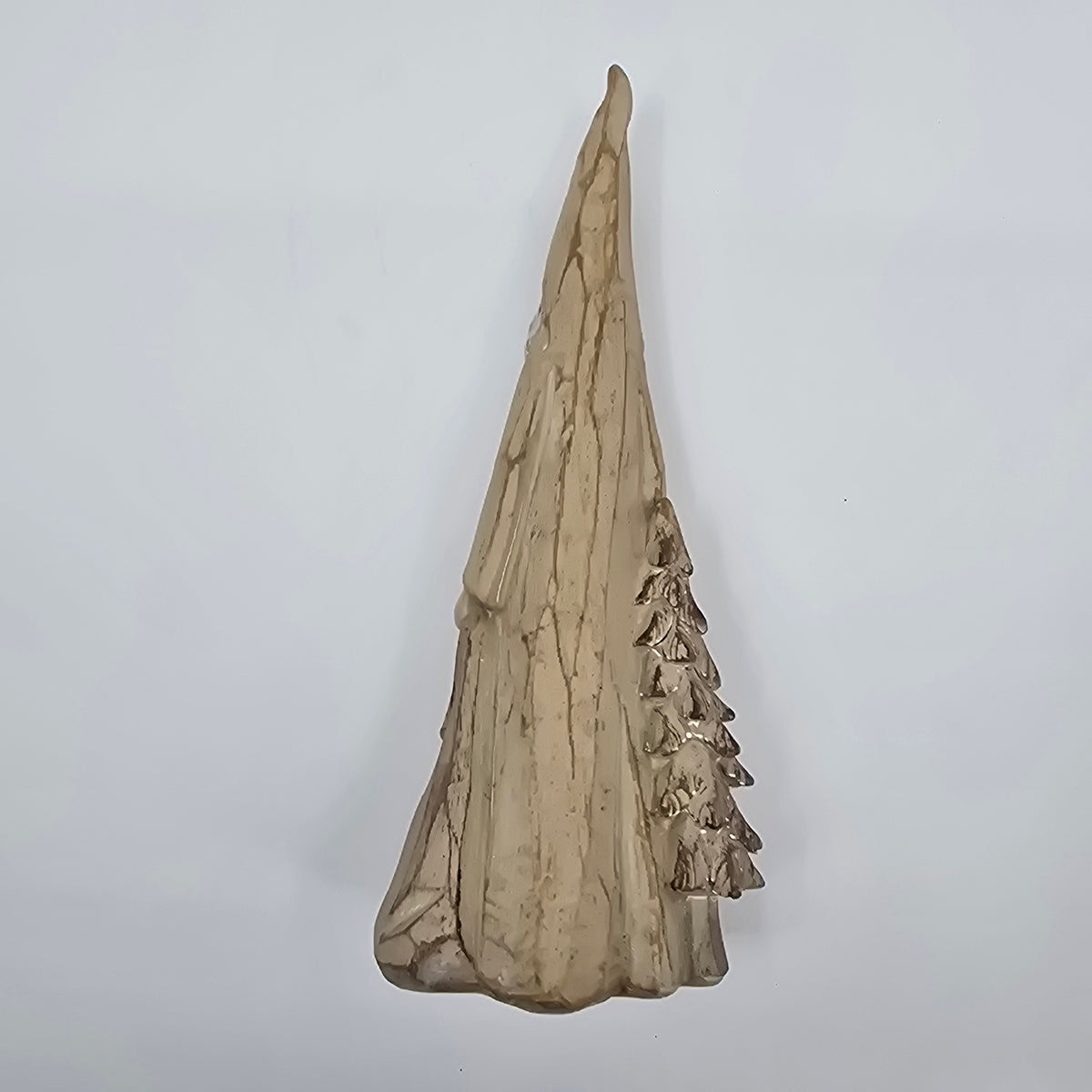 10&quot; Wood-look Santa--#xss418