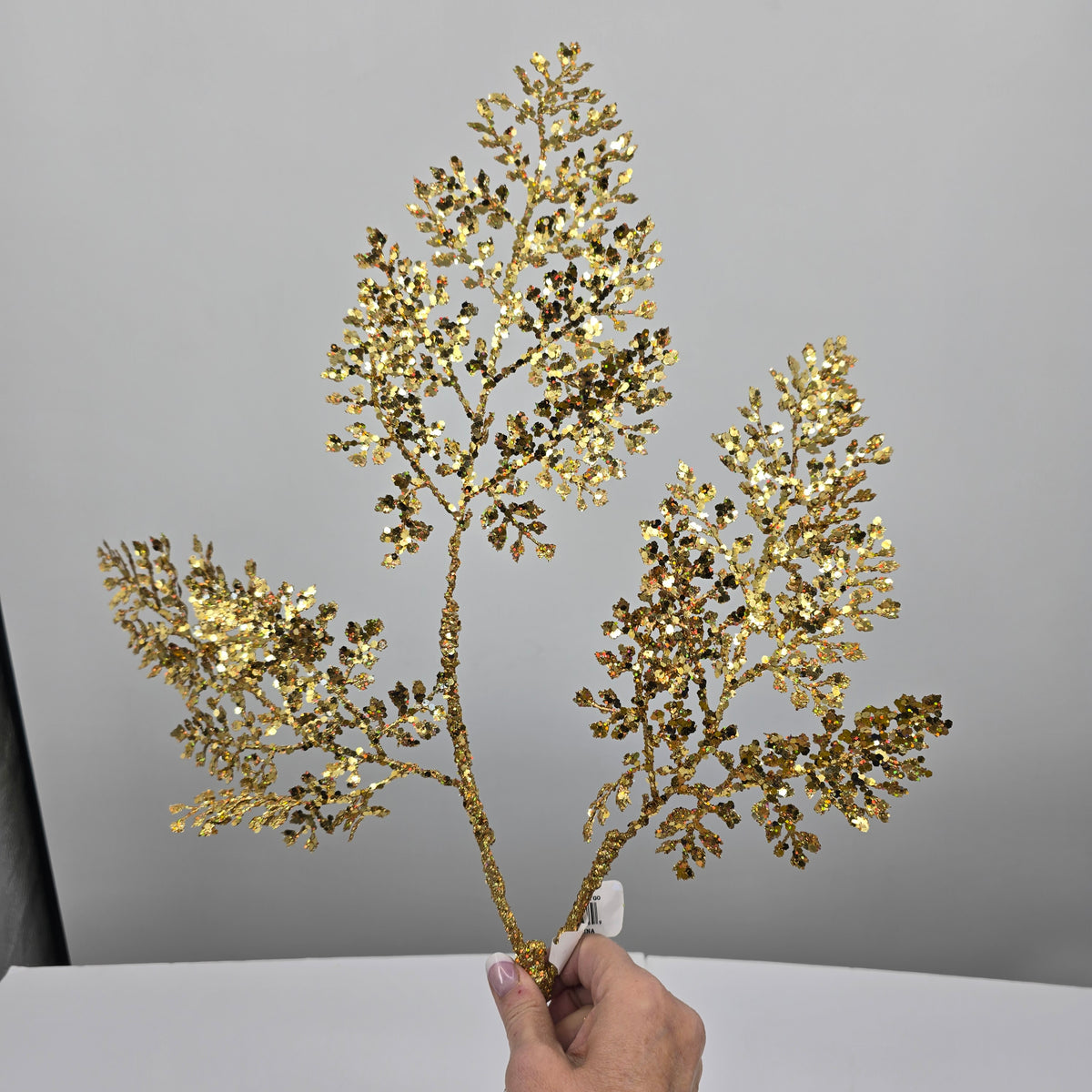 24&quot; Sequin Fern Spray--#xar548
