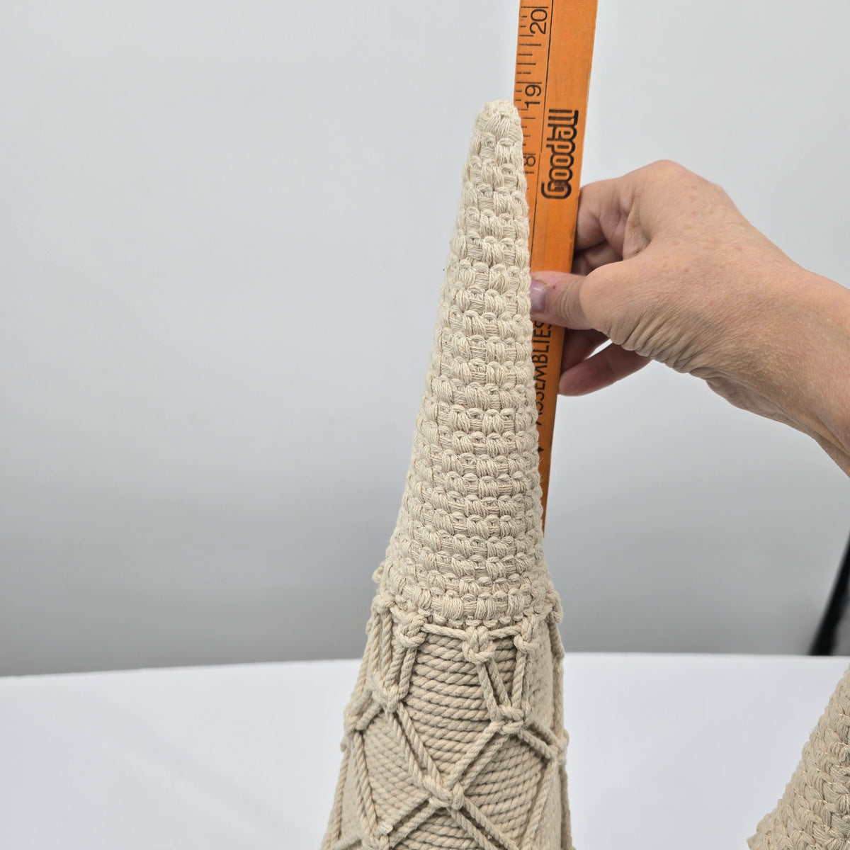 Hemp Cord Tree Topiary--#xau026