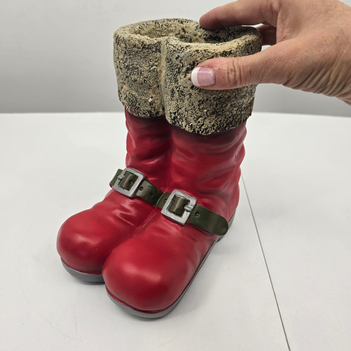 9&quot; Red Santa Boots-#xac524