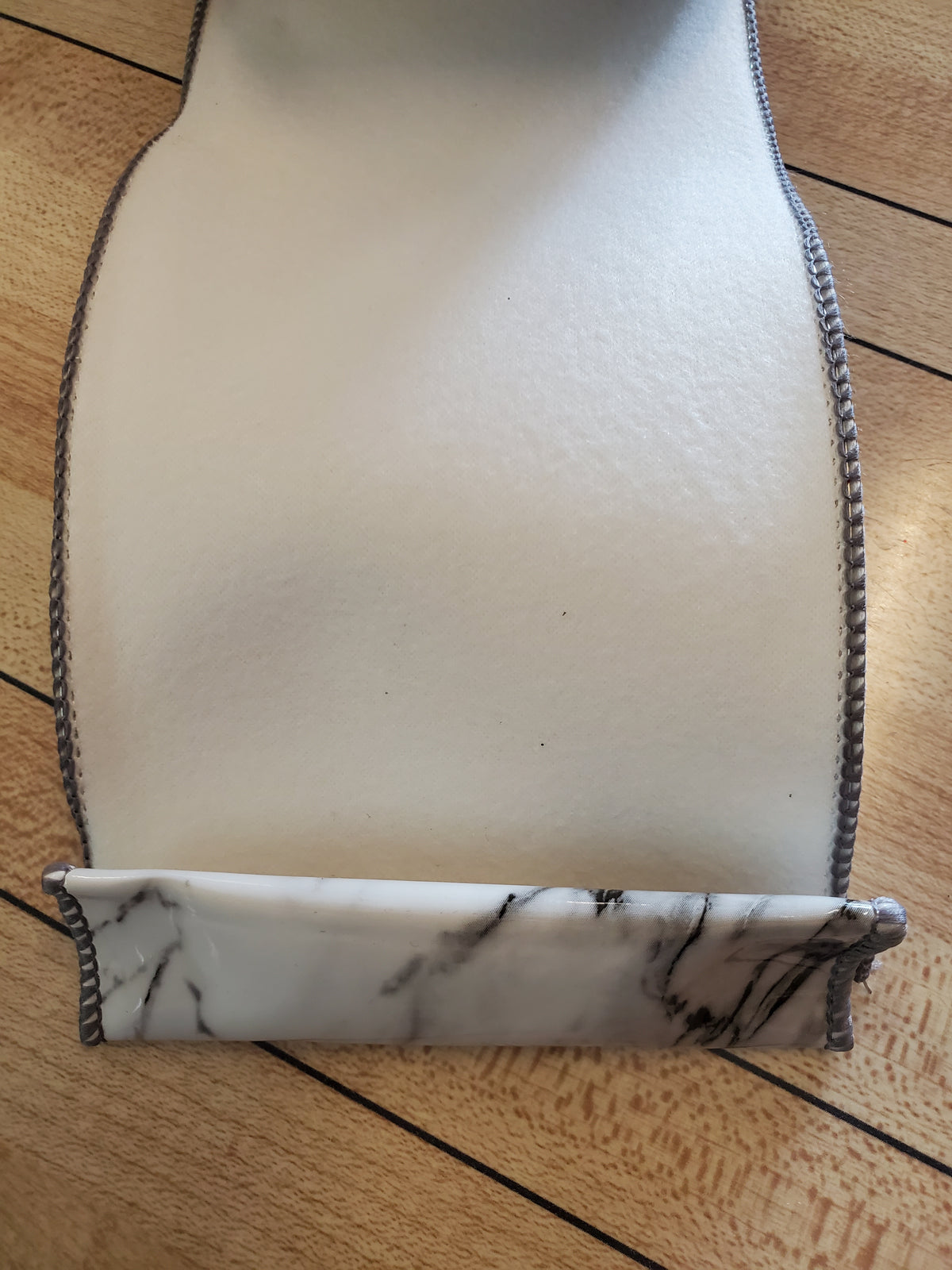 4&quot; Marble Print Ribbon--Shiny Vinyl/Felt Backing