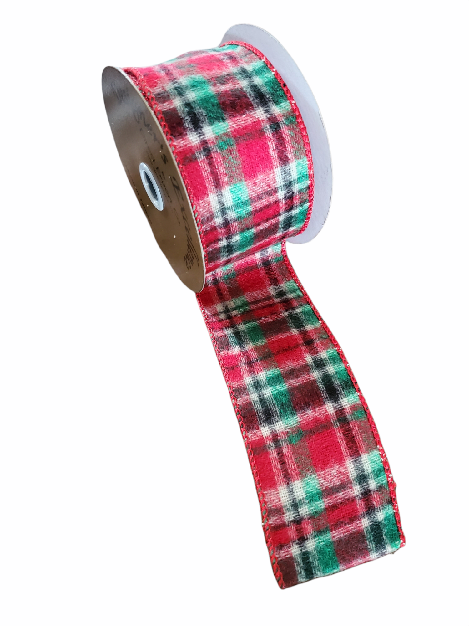 Flannel Plaid Ribbon--2.5" wide