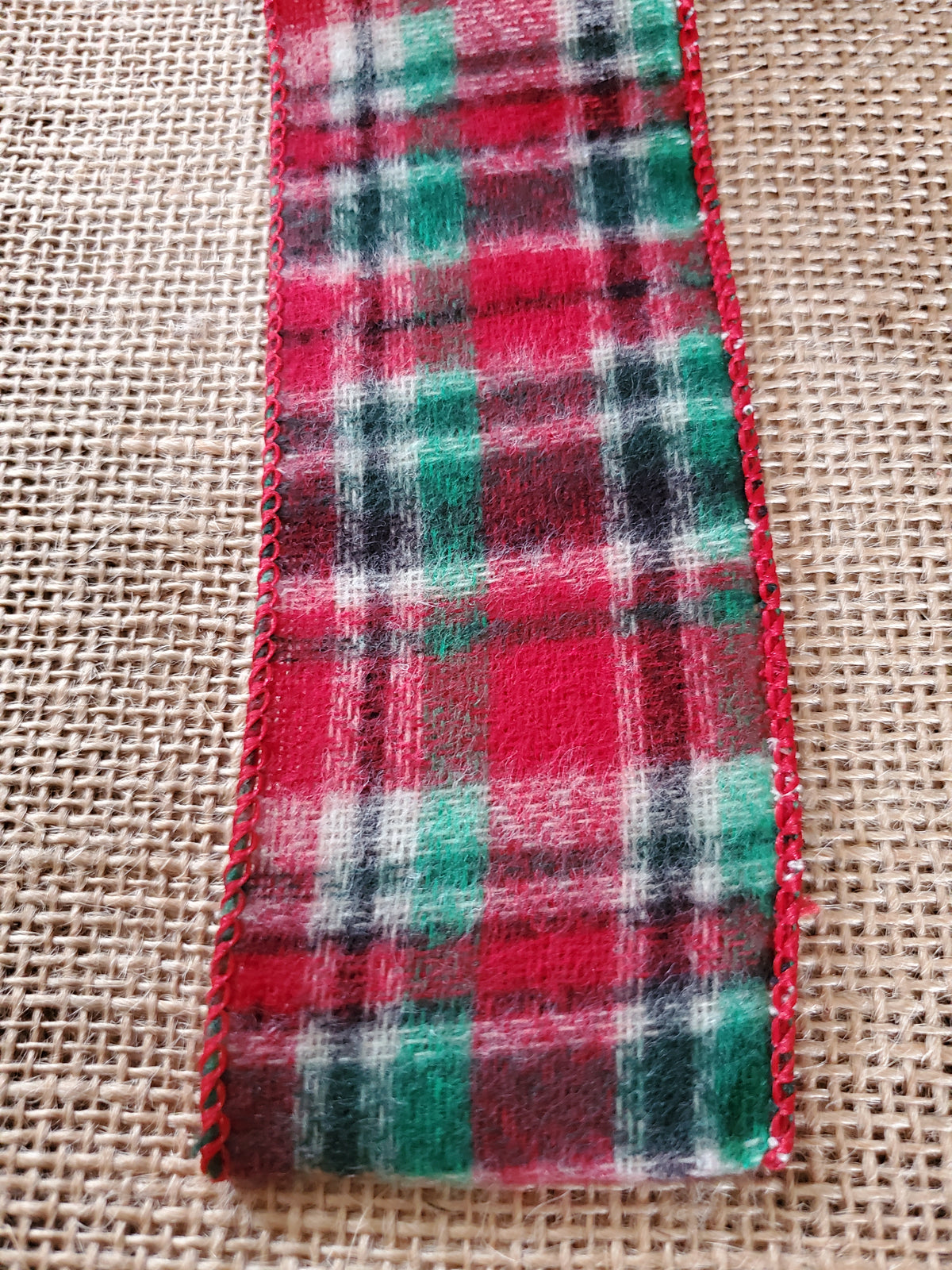 Flannel Plaid Ribbon--2.5&quot; wide