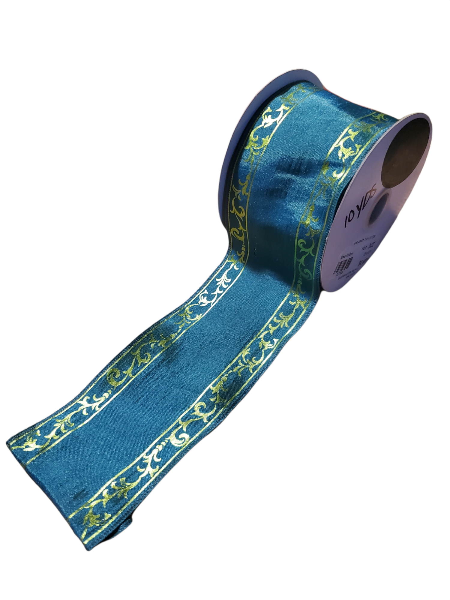 Teal Blue/ Green Ribbon--2.5"