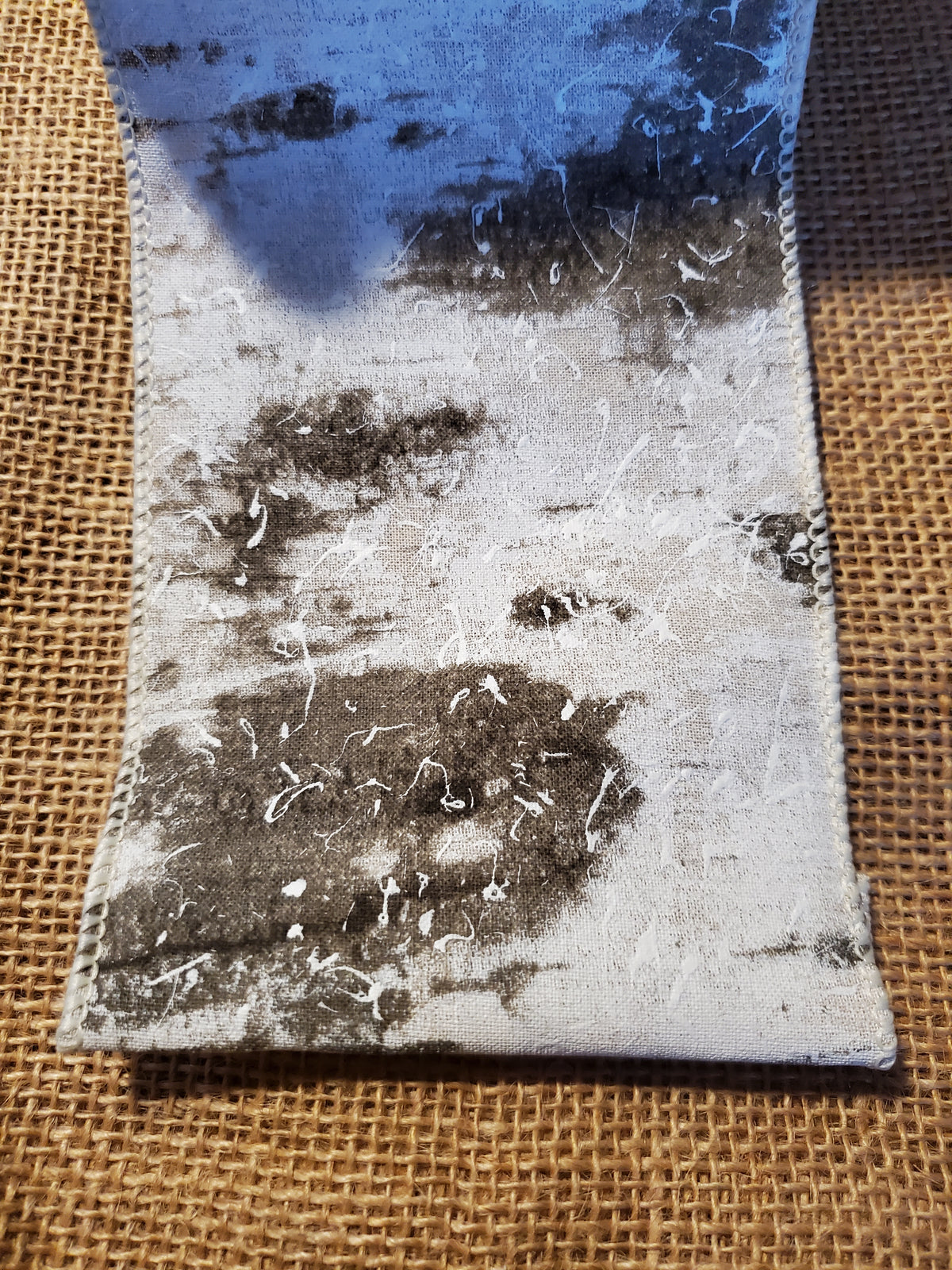 Birch Bark Print Ribbon--4&quot;